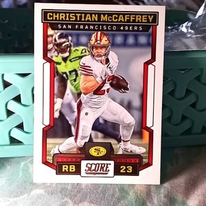 2023 Panini - Score Football Christian McCaffrey # 168